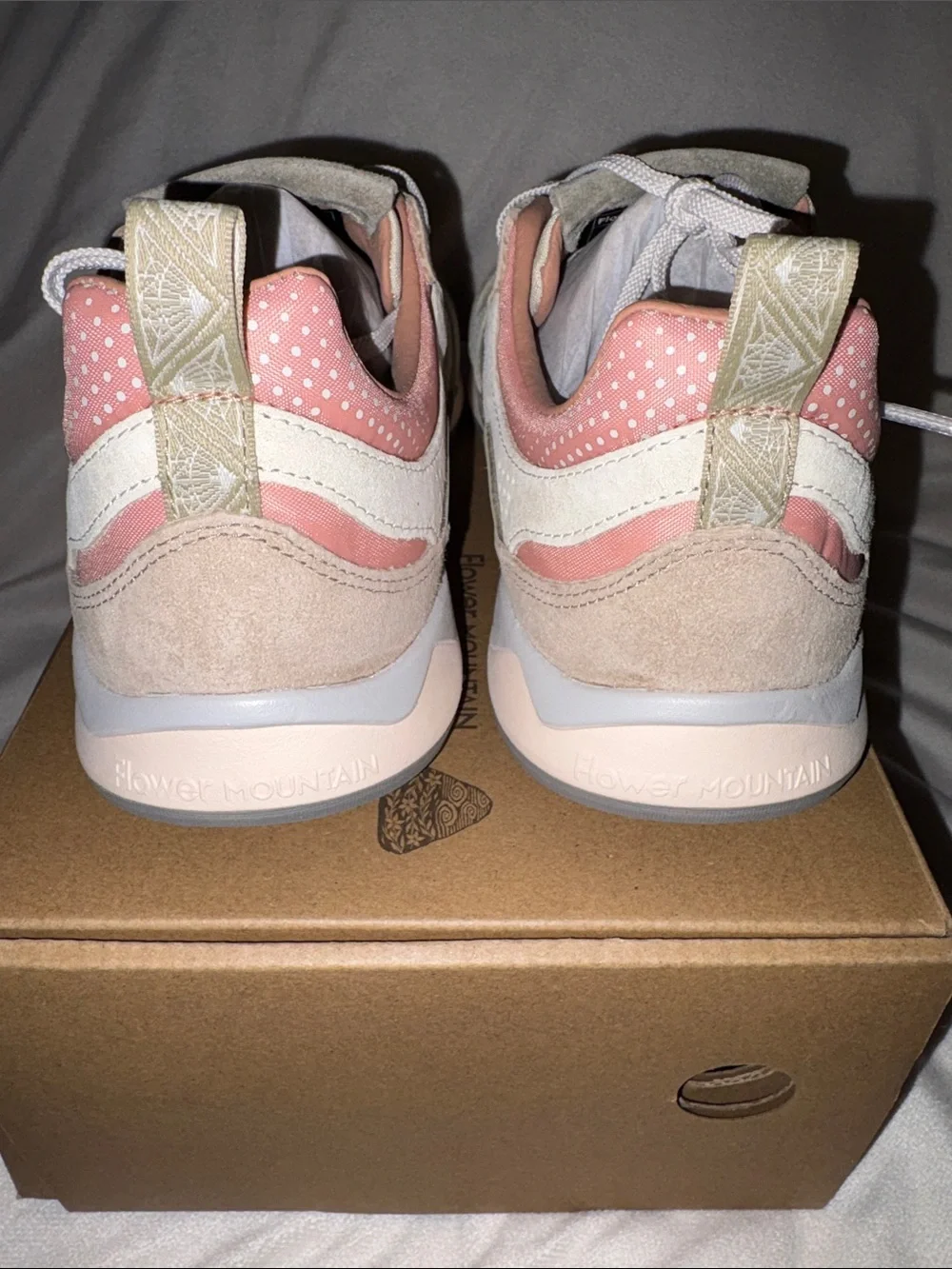 NWT Flower Mountain PUERH UNI LIMITED EDITION Suede technical fabric sneakers - Picture 10 of 15